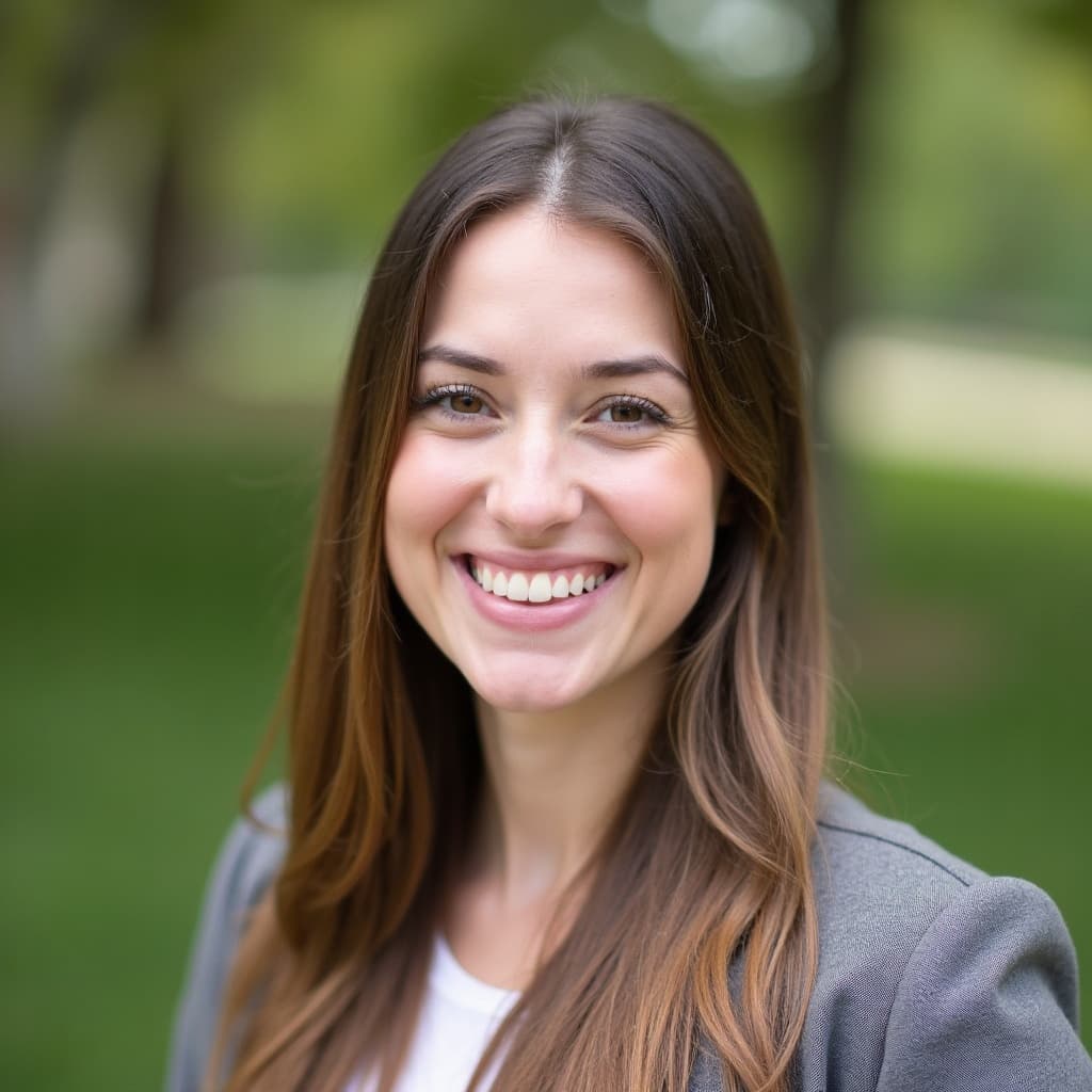 Editorial headshot style example